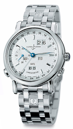 Ulysse Nardin 320-22-8 GMT +/- Perpetual 38.5mm replica watch